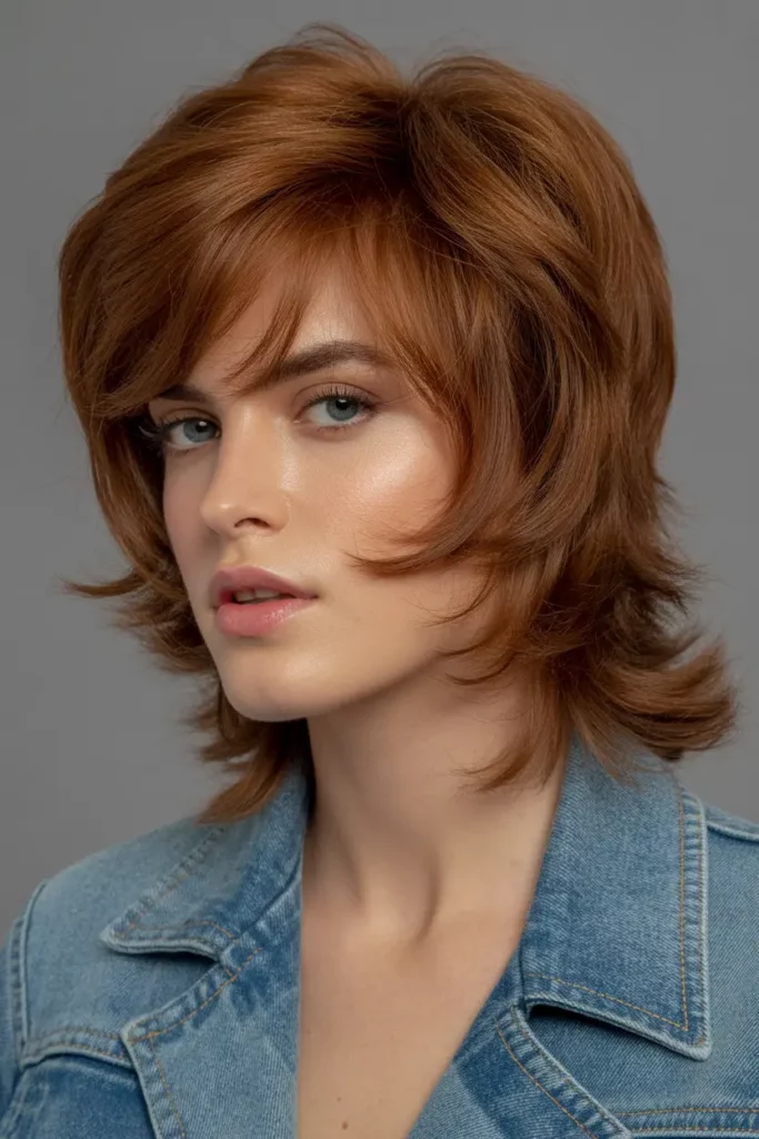 Soft Mullet with Retro Vibes