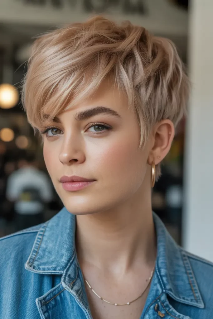 Textured Pixie Cut