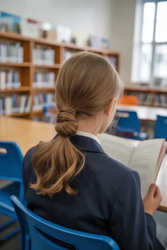 Twisted Low Ponytail