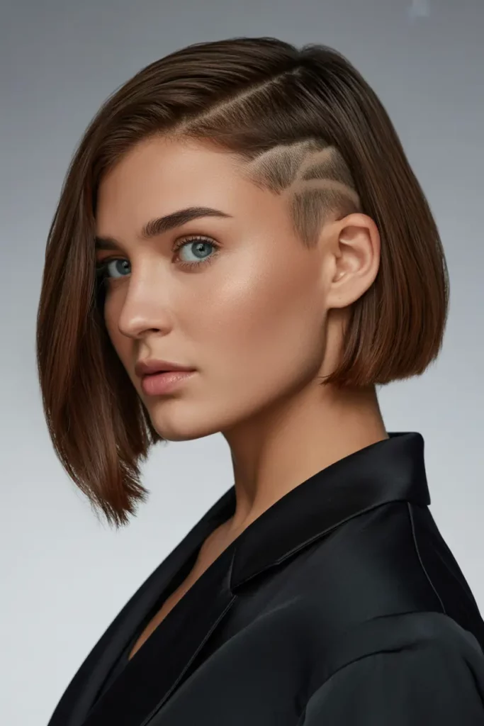Undercut Bob with Hidden Shave
