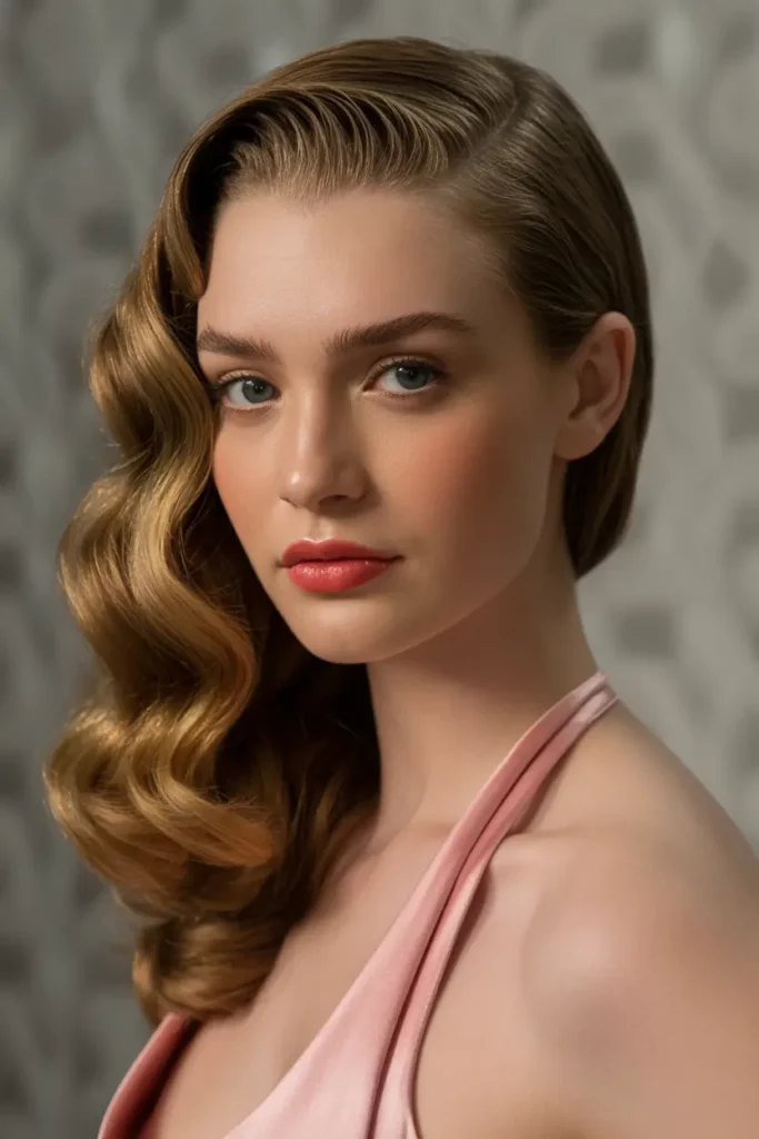 Vintage Hollywood Waves