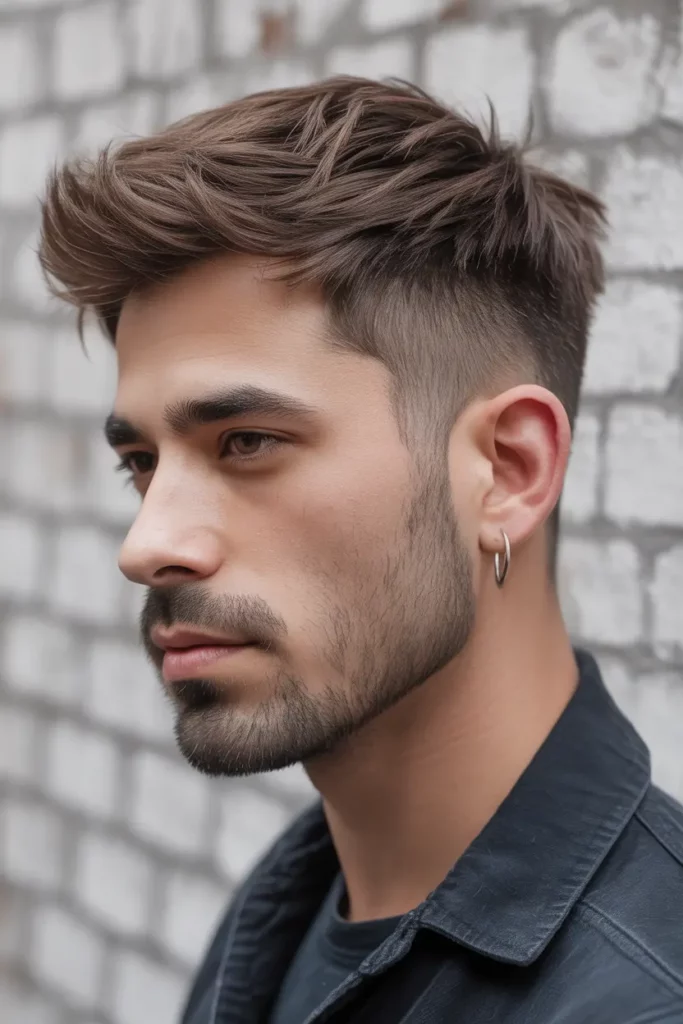 Wolf Cut Men With Mid Taper