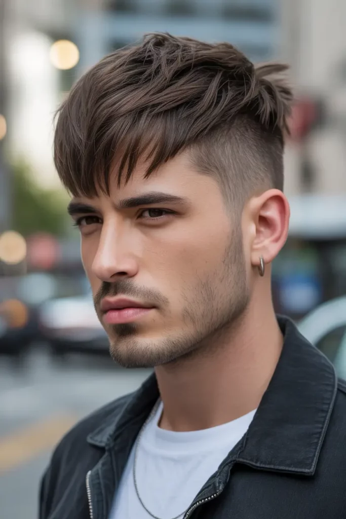 Wolf Cut With Mullet Influence