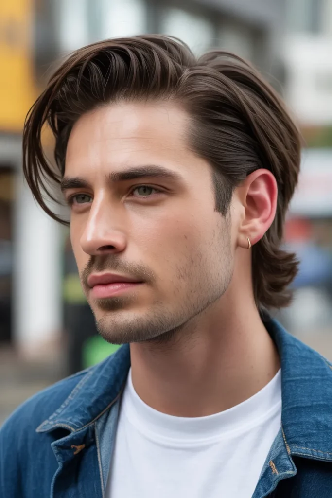 1. Classic Subtle Mullet Men Style