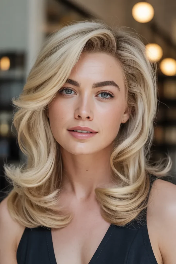 10. Blonde Layers with Volume