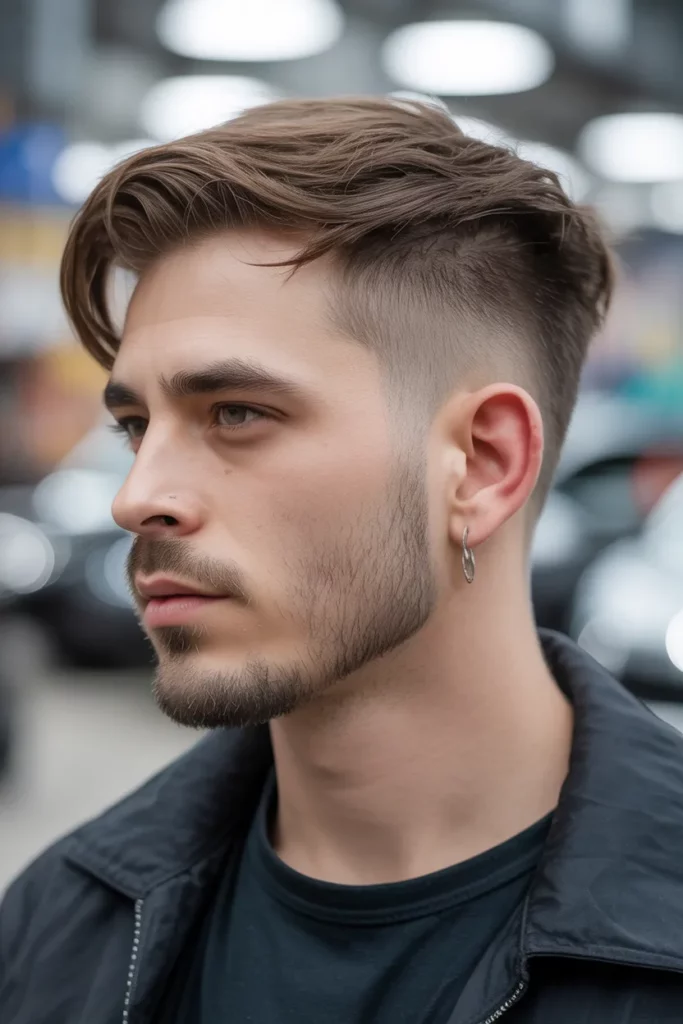 10. Subtle Mullet Men with Undercut