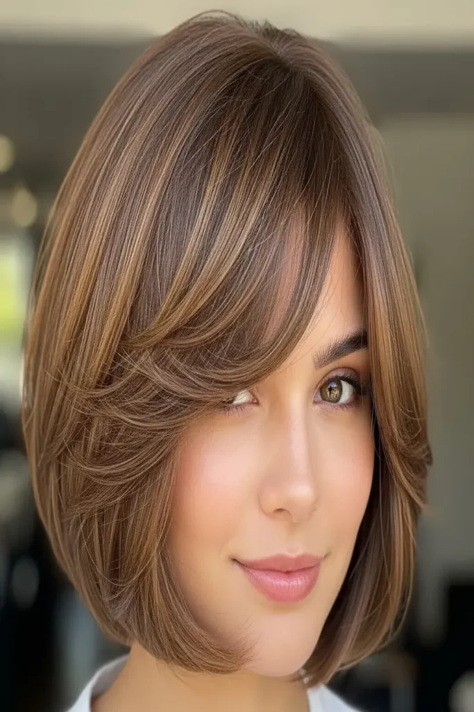 11. Fluffy Bob with Side Swept Bangs 832x1248 1