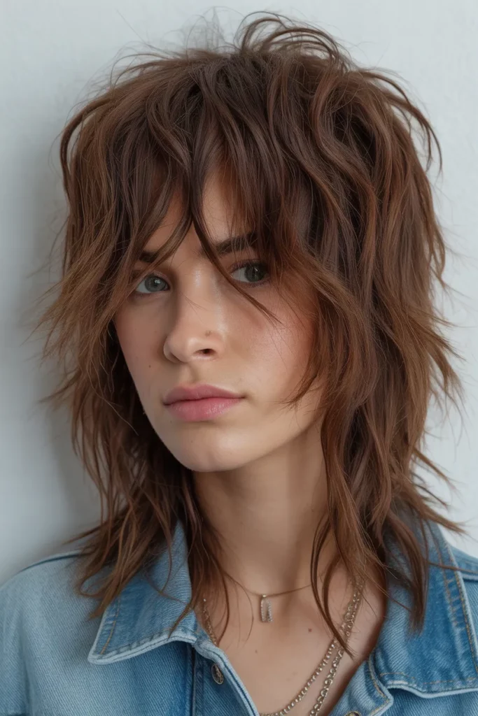 12. Rocker Inspired Long Shag