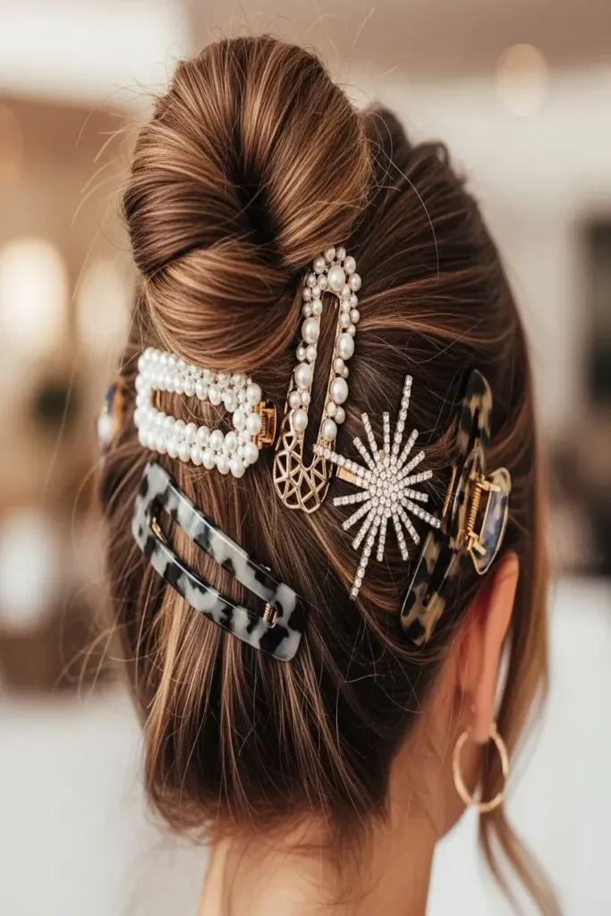 13. Messy Bun with Statement Clips 832x1248 1