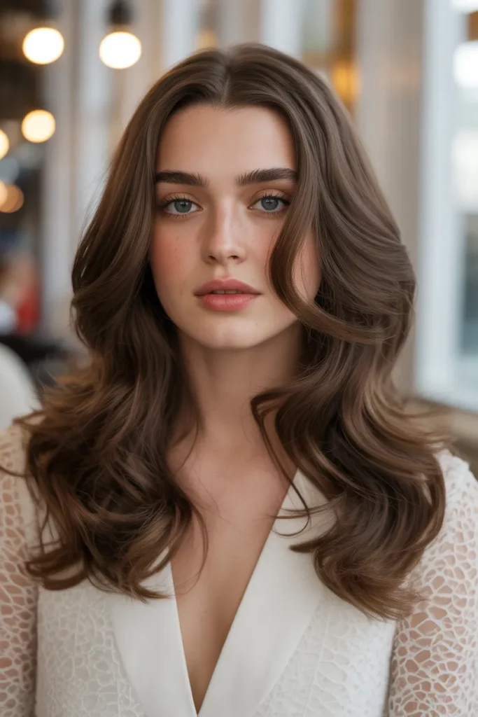 14. Long Brunette Waves