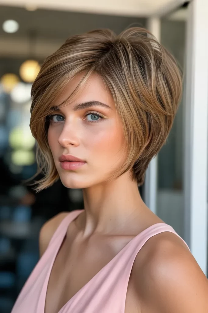 15. Long Pixie Bob with Volume