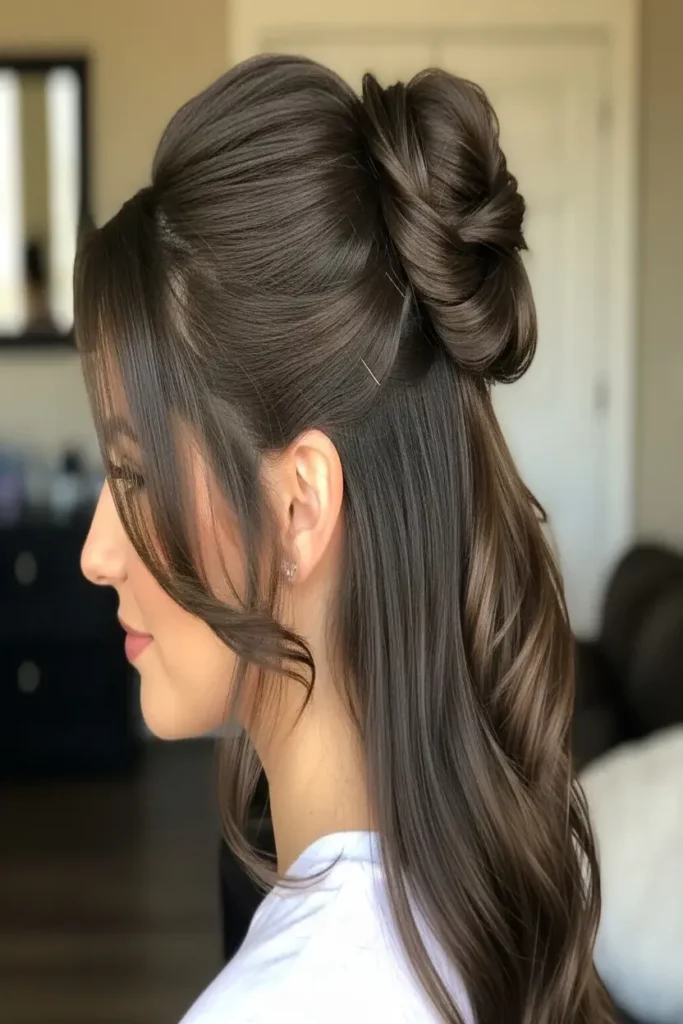 15. Twisted Half Up Bun 832x1248 1