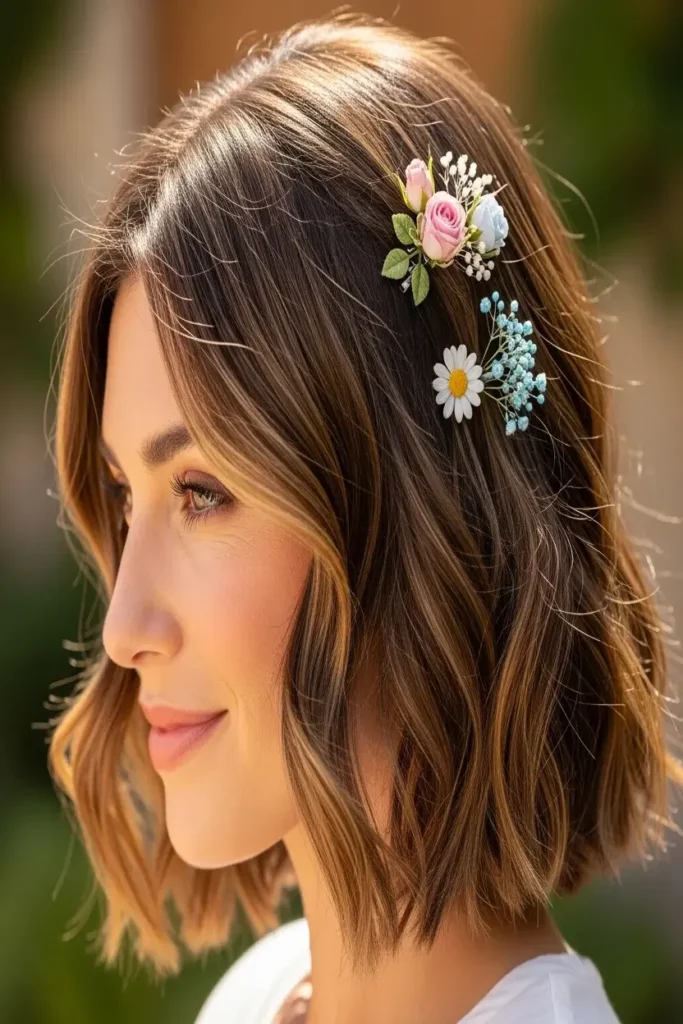 16. Wavy Bob with Floral Clips 832x1248 1