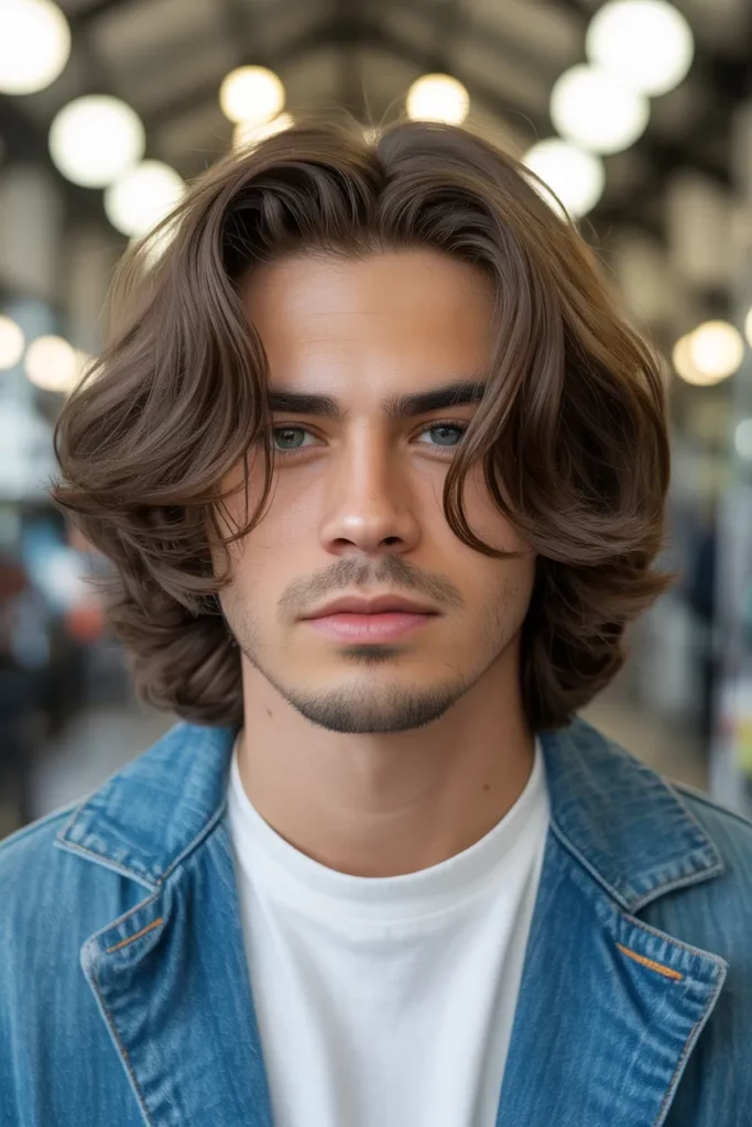 17. Medium Length Flow Cut