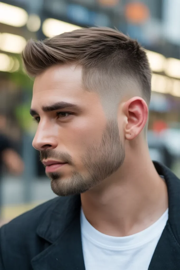 18. Crew Cut with Fade