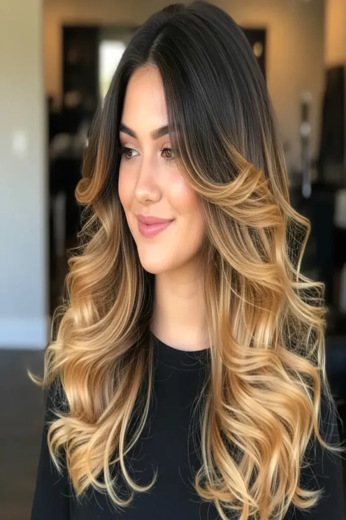 18. Long Layered Curls with Ombre 832x1248 1
