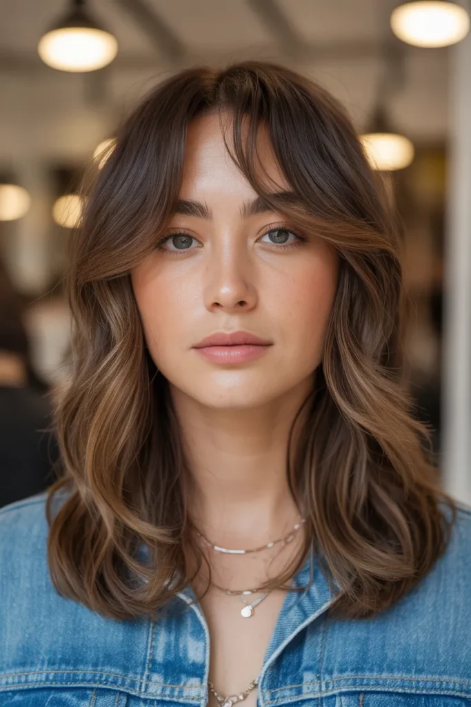 18. Long Shag with Middle Part