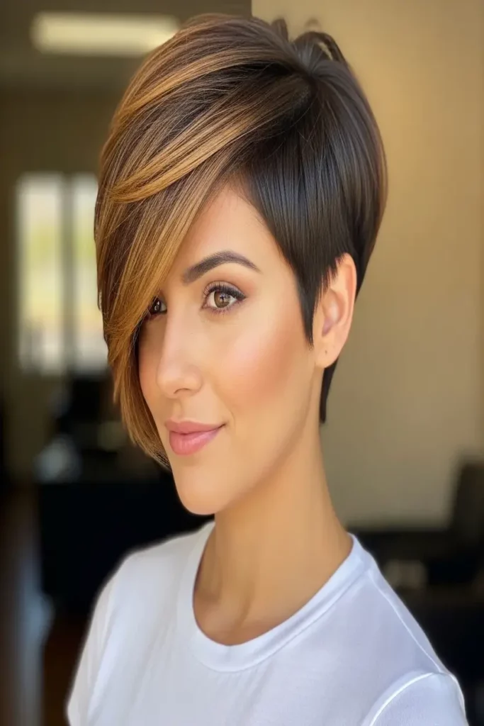 19. Brunette Pixie with Caramel Streaks 832x1248 1