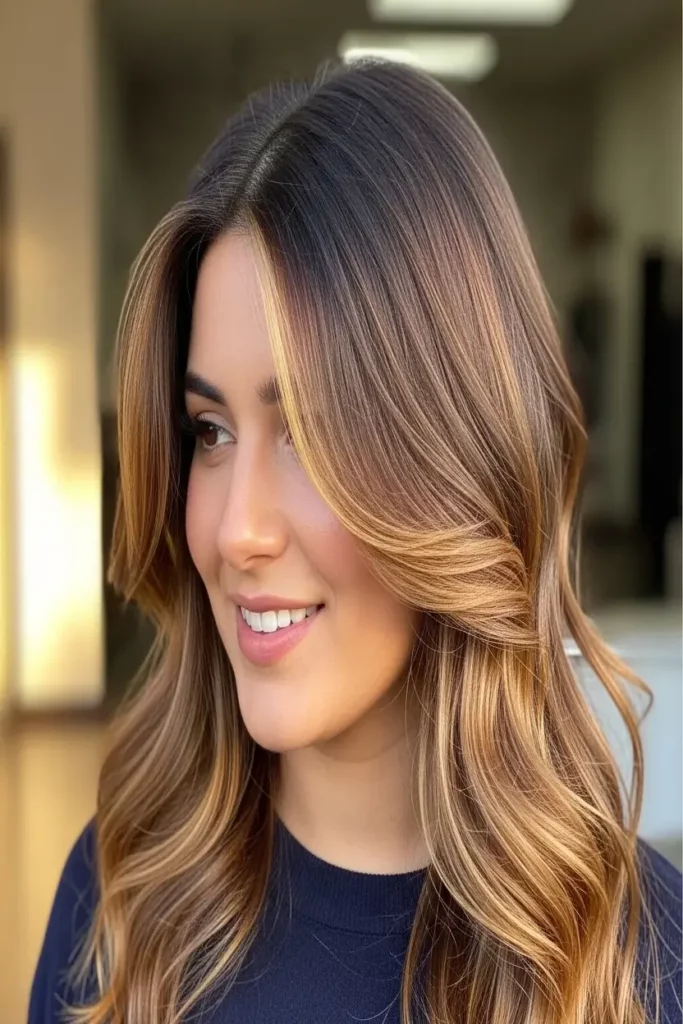 2. Face Framing Caramel Highlights 832x1248 1