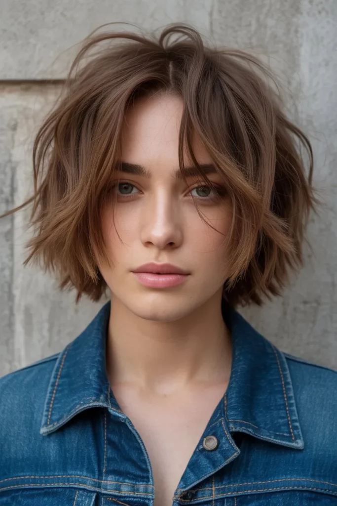 2. Tousled Bob Grunge Hairstyle