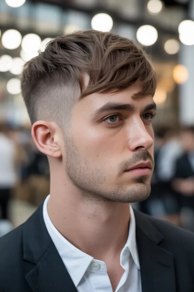 20. Subtle Mullet Men with Soft Blend