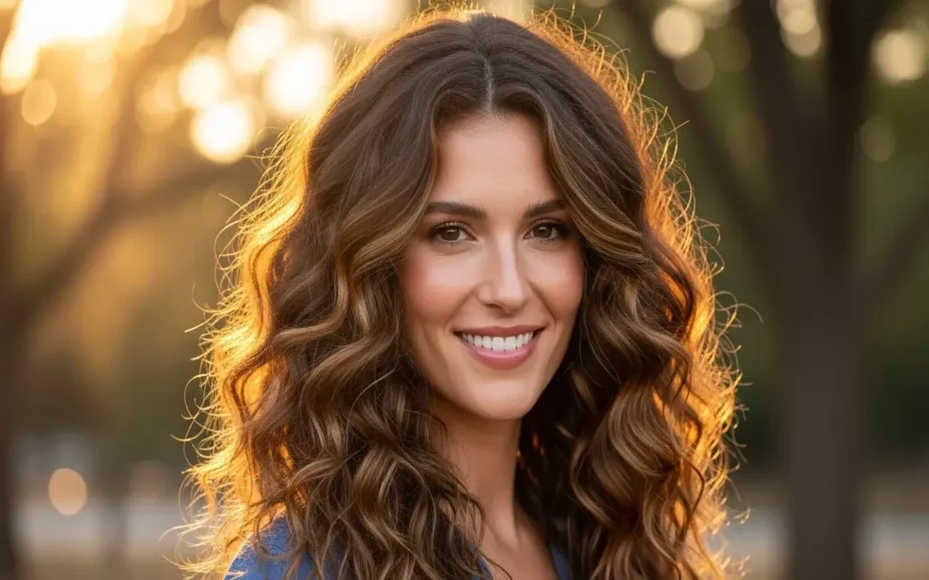 22 Long Layered Hairstyles for Curly Hair 2