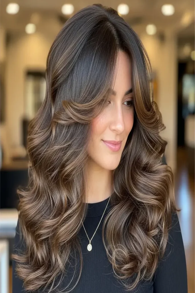 22. Long Layered Curls with Natural Volume 832x1248 1