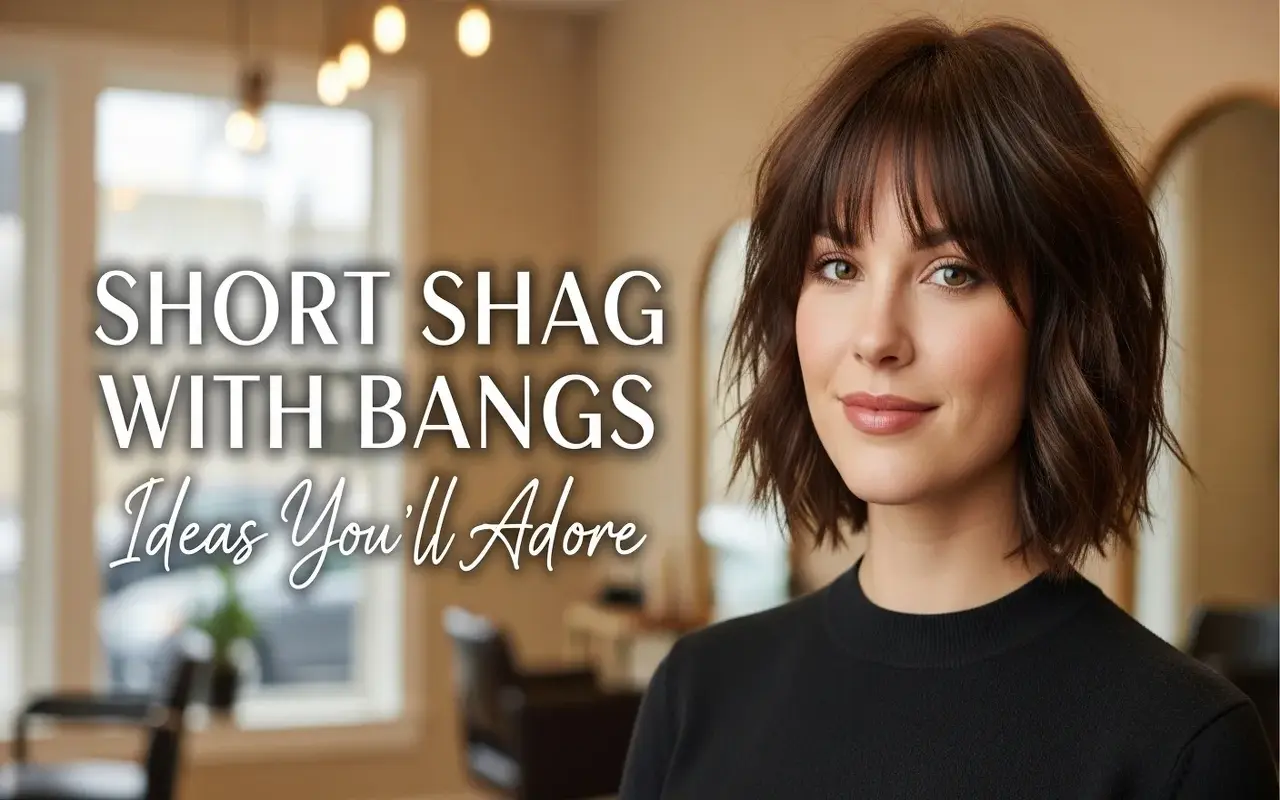 23 Short Shag with Bangs