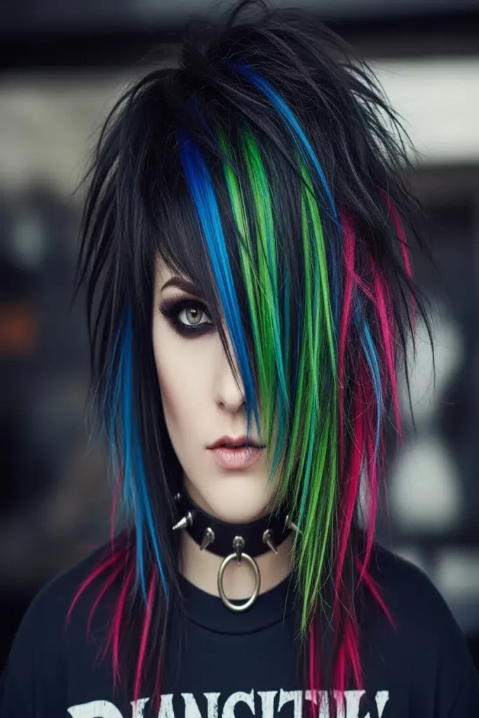 23. Emo Shag with Bold Color Streaks 832x1248 1