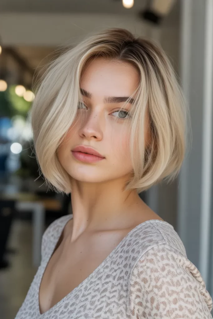 23. Long Pixie Bob with Middle Part