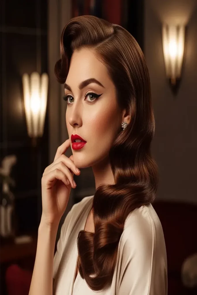 3. Hollywood Glamour Waves of the 1940s 50s 832x1248 1