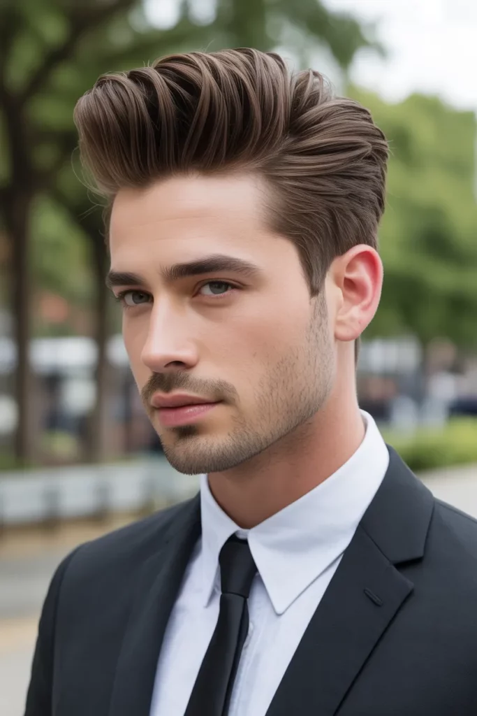 3. Modern Pompadour Revival