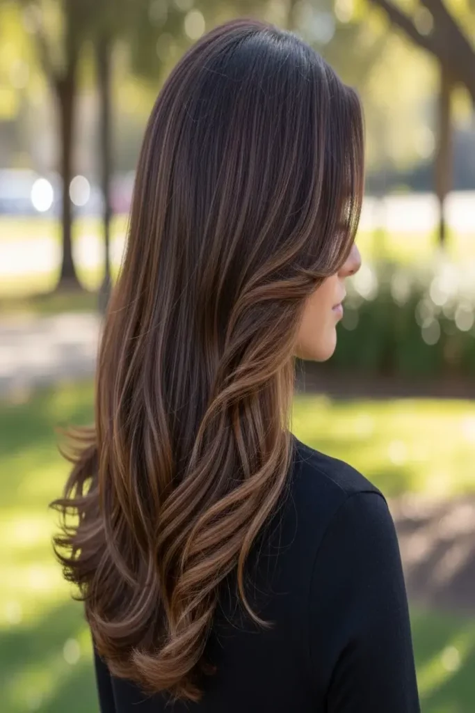 4. Chocolate Brown with Caramel Lowlights 832x1248 1