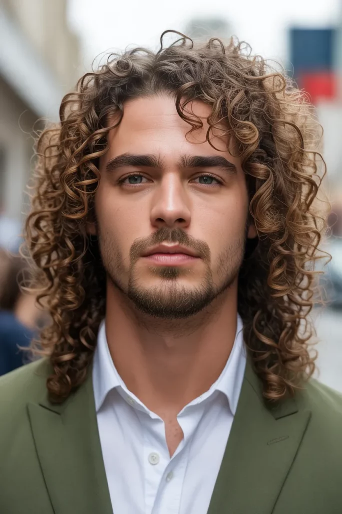 4. Long Natural Curls