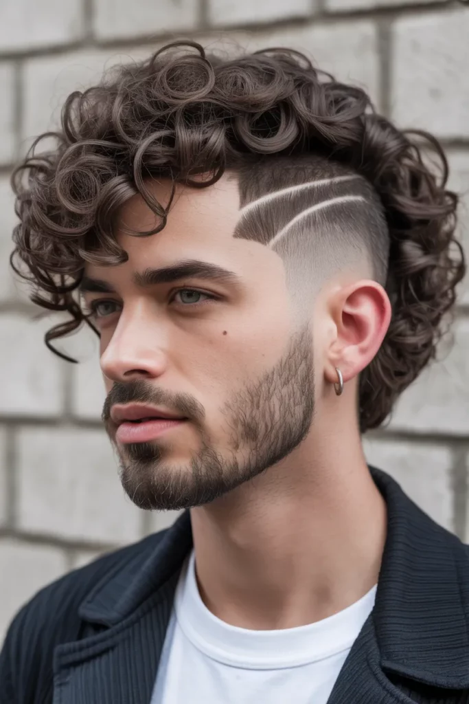 5. Curly Undercut