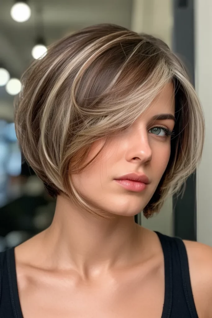5. Long Pixie Bob with Highlights