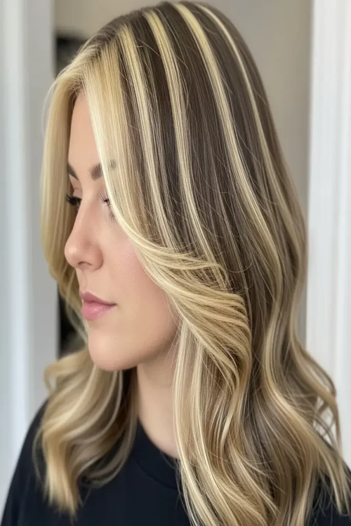 6. Face Framing Blonde Stripes 832x1248 1