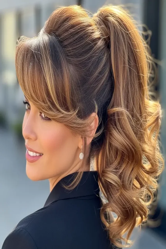 7. Voluminous 90s Blowout Ponytail 832x1248 1