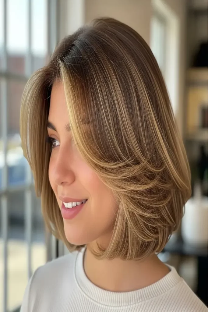 9. Fluffy Bob with Face Framing Layers 832x1248 1