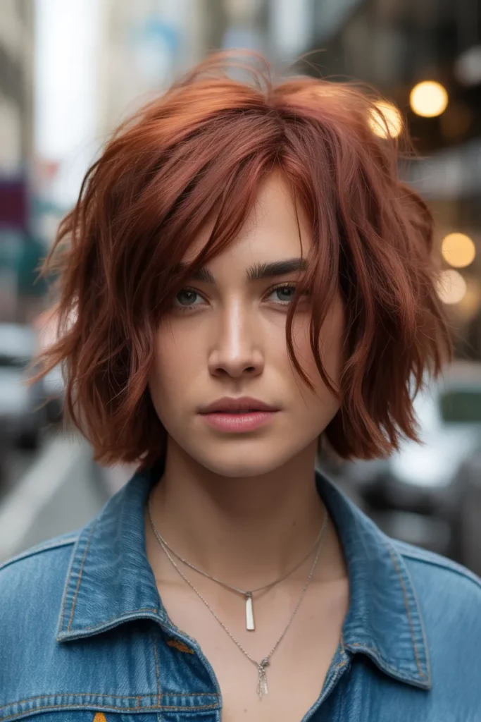 9. Shaggy Grunge Bob