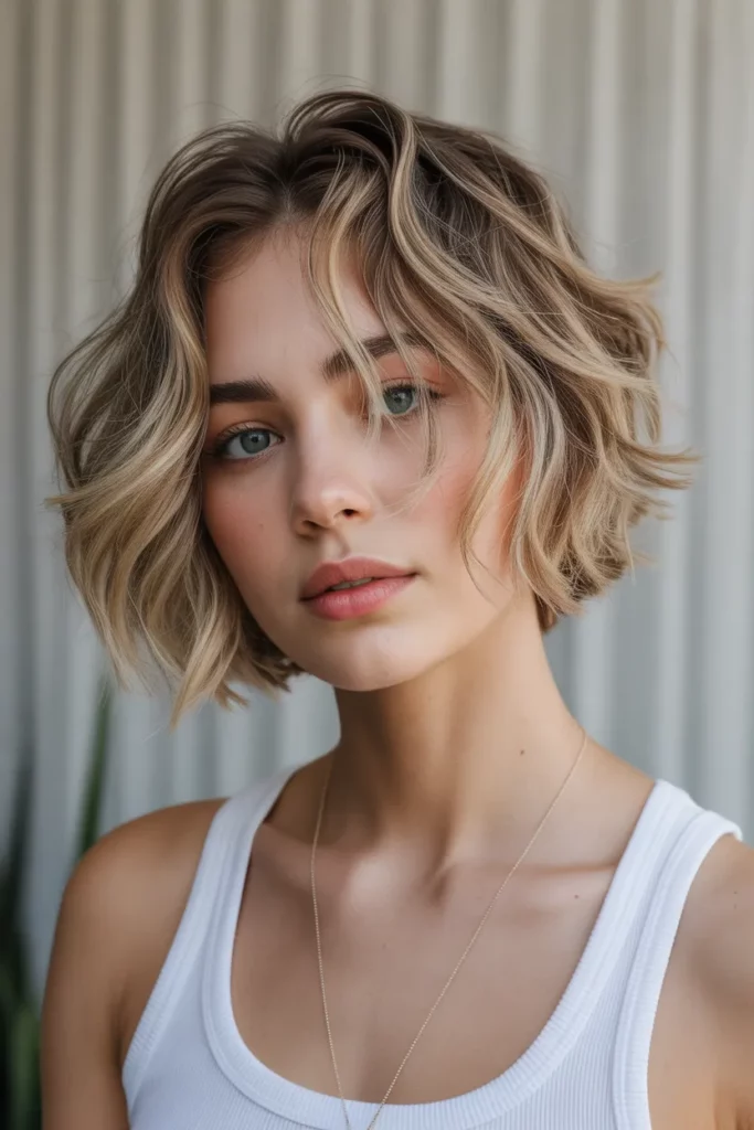 9. Tousled Long Pixie Bob