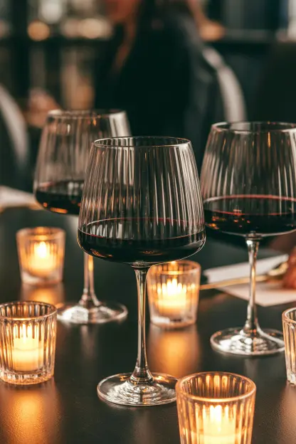 Black Crystal Glassware