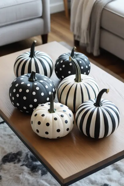 Black and White Pumpkins
