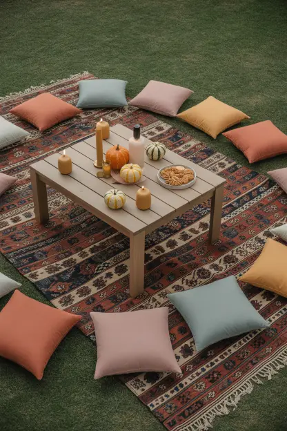 Bohemian Rugs and Floor Seating