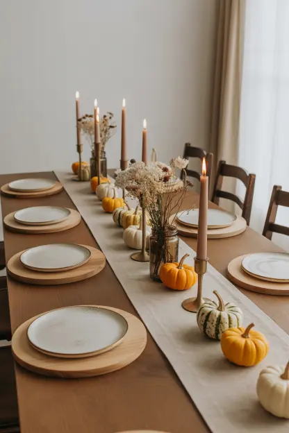 Boho Halloween Table Setup