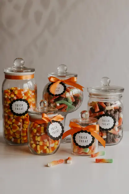 Candy-Filled Jars