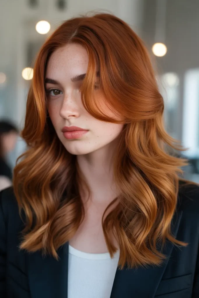 Chestnut Hair with Auburn Touches