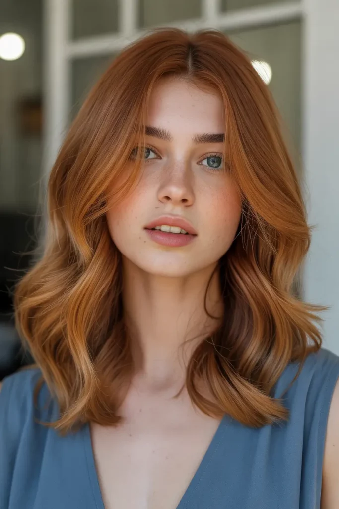 Chestnut Hair with Subtle Red Tones