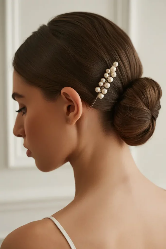 Classic French Twist Hairstyles for Bridesmaids