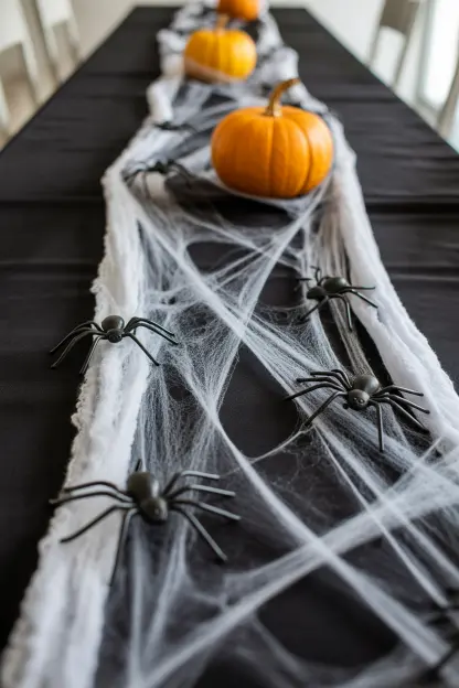 Cobweb Table Runner